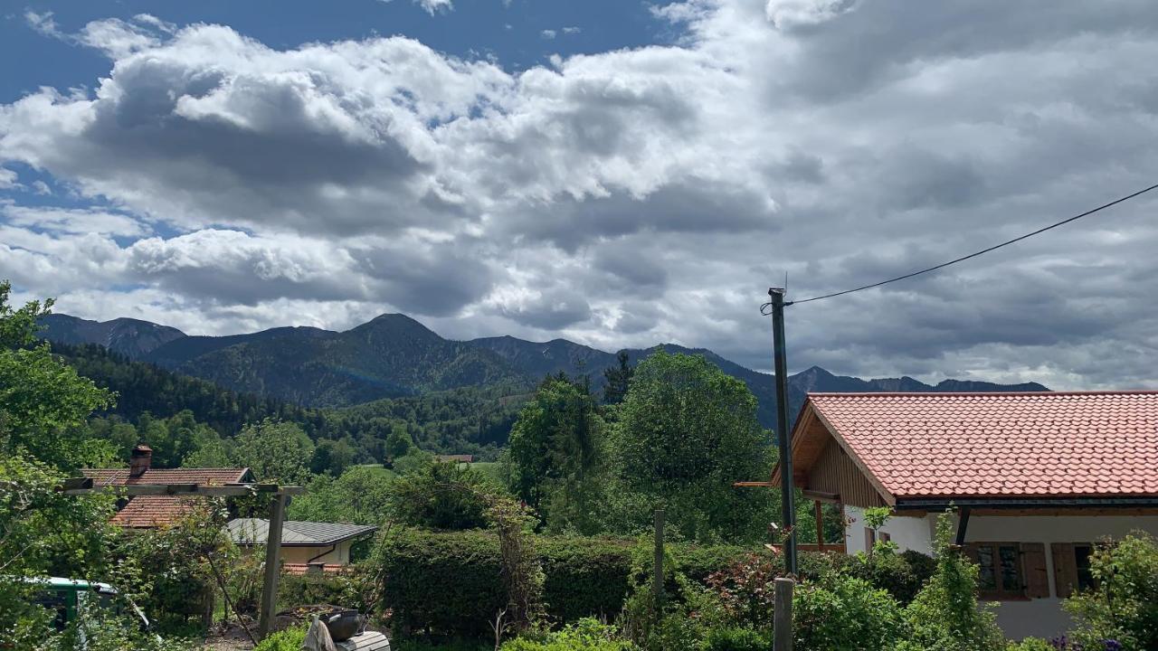 Apartment With A Stunning View Of The Alps - Wohnung Mit Atemberaubenden Blick Auf Die Alpen Fischbachau Eksteriør billede